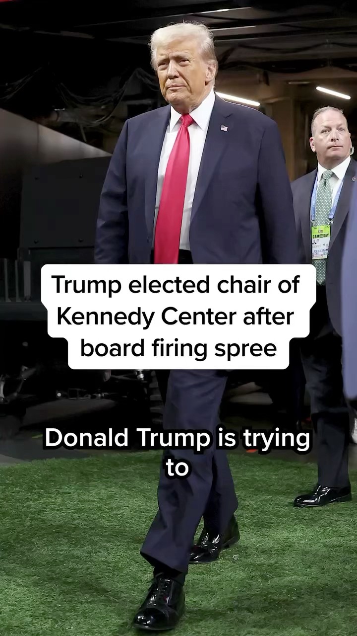 Trump elected chair of Kennedy Center after board firing spree