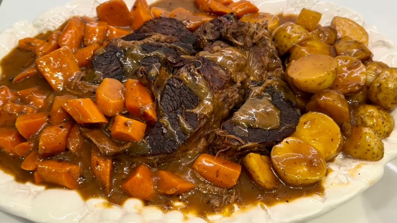 Slow Cooker Pot Roast - Kristine's Kitchen