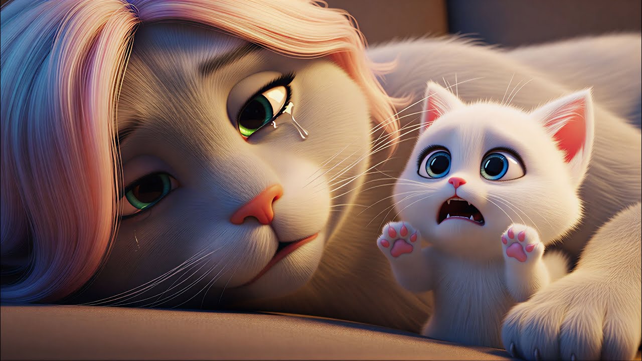 A Tiny Kitten Saved His Sick Mama Cat 😭💔 | An Emotional Cat Story @Zenminion-f9x