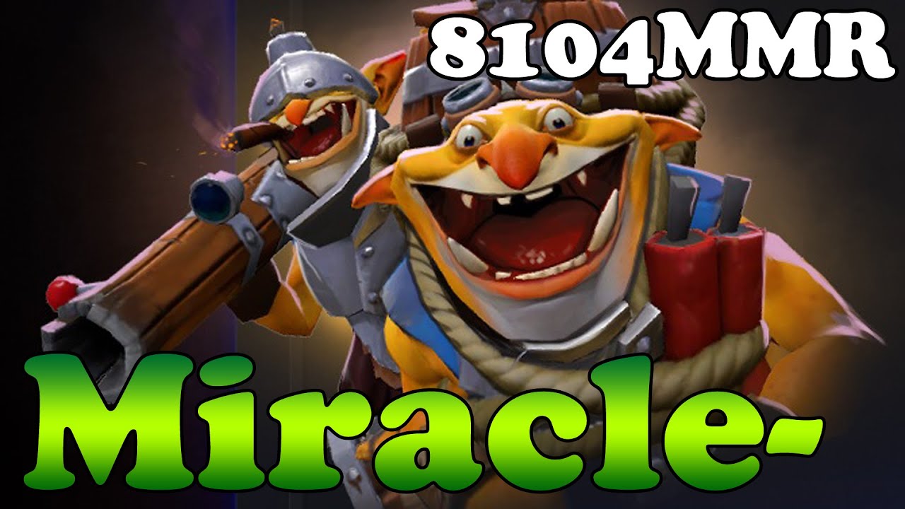Dota 2 - Miracle- 8104MMR TOP 1 MMR in the World Plays Techies vol 2 - Ranked Match