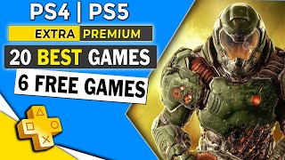 Top 20 PS Plus Extra & Premium Games This April 2024! (6 FREE GAMES)