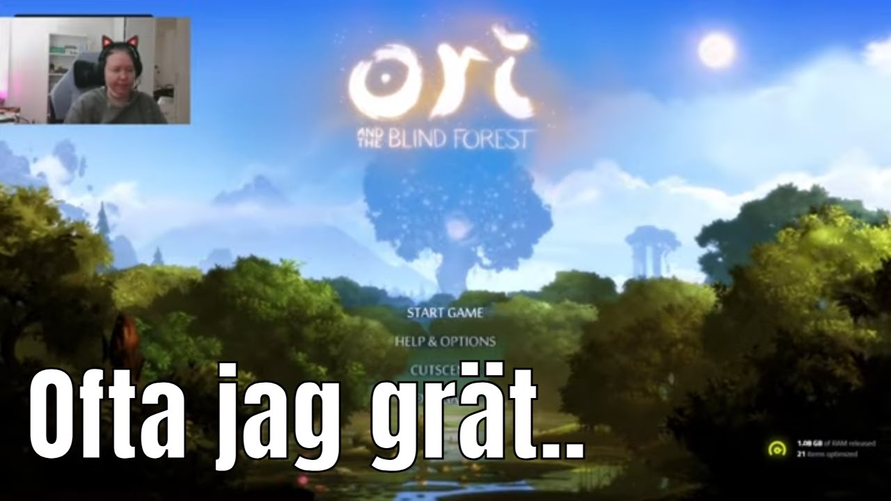 Spelar spel jag äger men aldrig spelat – Ori and the Blind Forest (fail & tårar)