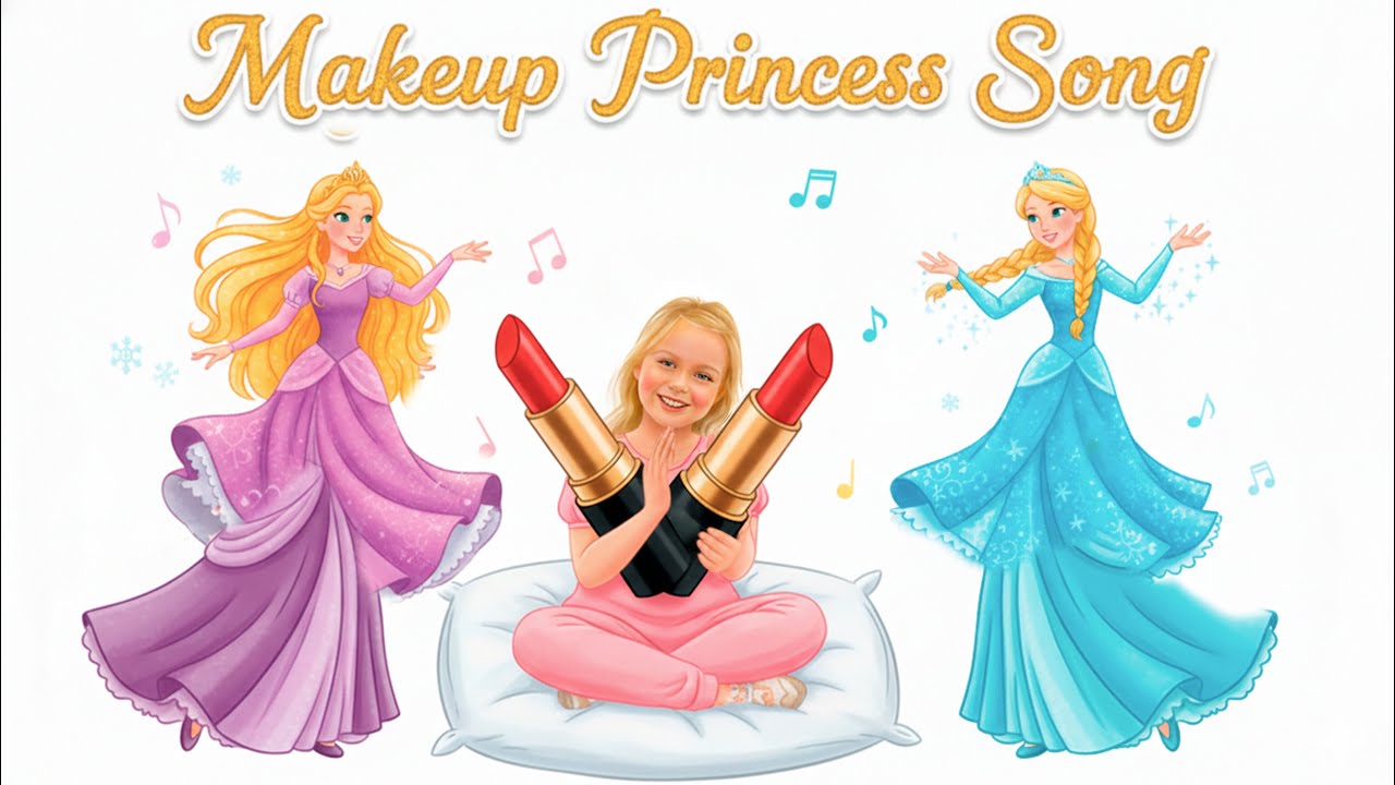 Princess Songs for Kids 👑 Dress Up & Makeup Pretend Play