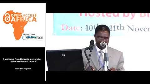 A welcome from Kenyatta university: open access and beyond