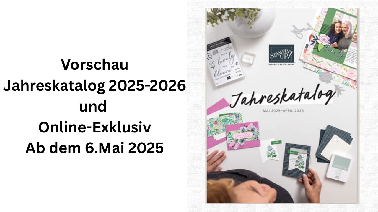 Vororder Jahreskatalog 2025-2026 und Online Exklusiv von Stampin`UP!