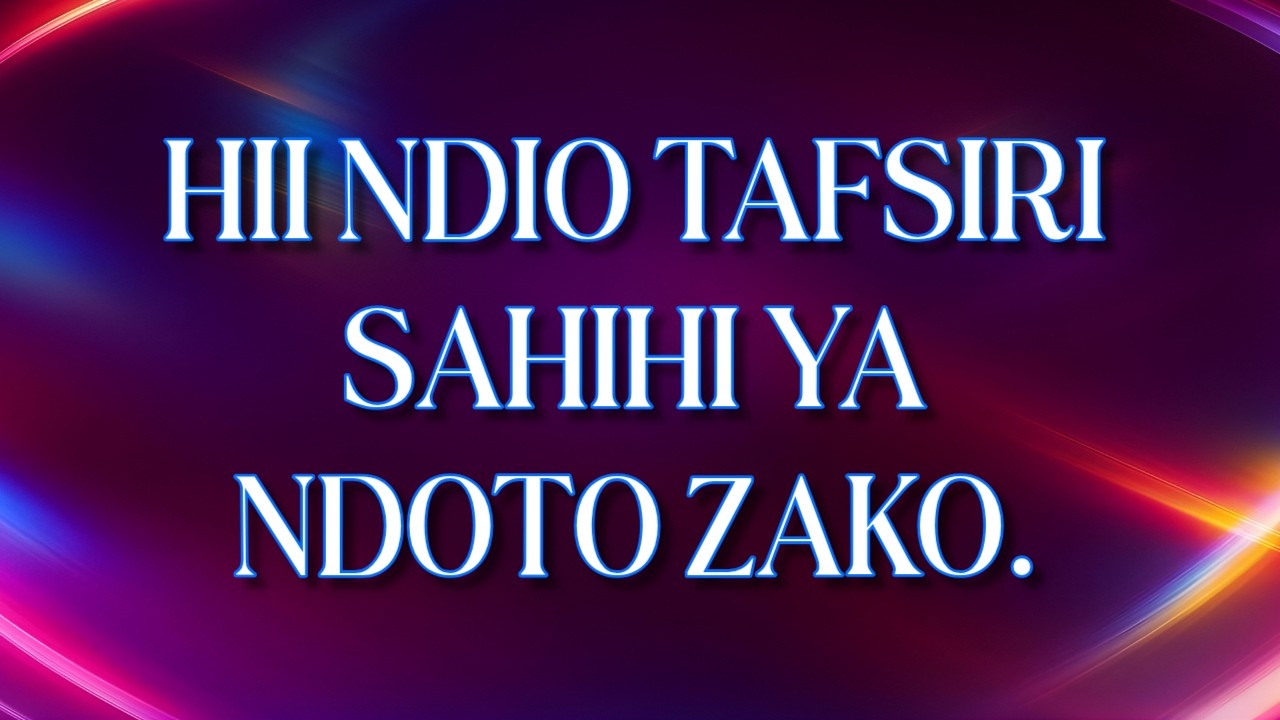 Je wajua nini maana ya ndoto zako. Je, huwa unaota ndoto lakini haukumbuki? Ungana nami nikutafsirie
