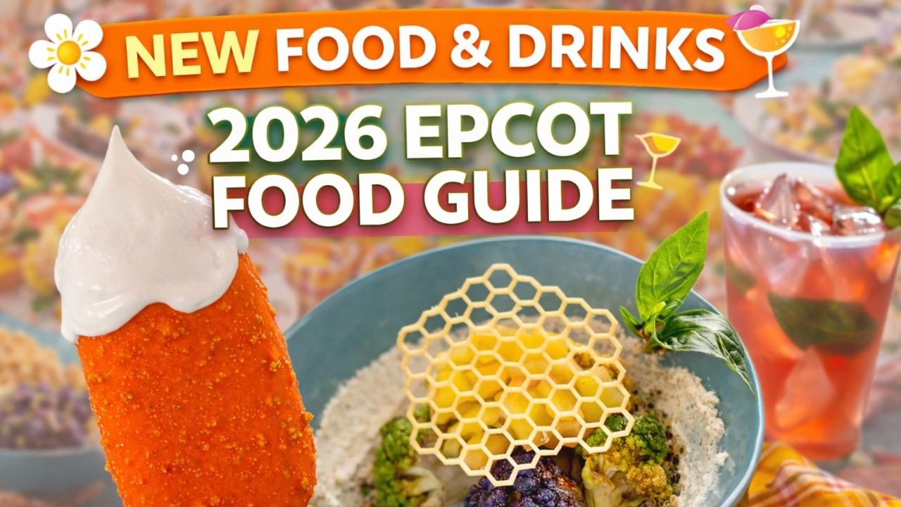 Every NEW Food Item at 2026 EPCOT Flower & Garden Festival