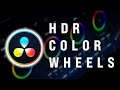 Color Grading in Davinci Resolve 17 with HDR Color Wheels