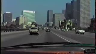 1985 Driving tour of Los Angeles Hollywood Pt 1