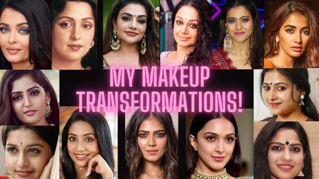 My Makeup Transformation Videos - Compilation - Part 1