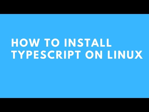 Install typescript on Linux 2022 || LINUX || typescript