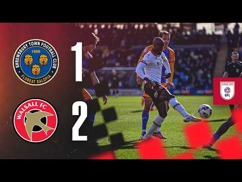 Highlights | Shrewsbury Town v Walsall — football highlights
