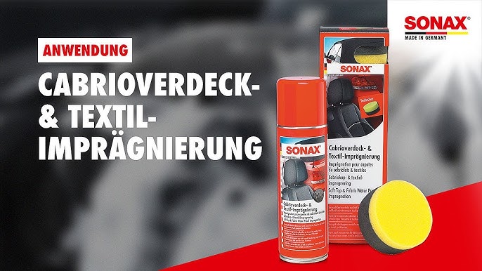 SONAX CABRIO-VERDECK + TEXTIL IMPRÄGNIERUNG 250mL + REINIGER 500mL SOFTTOP