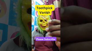 Simple and easy magic tutorial Toothpick vanish. #trending #viral #shorts #magic