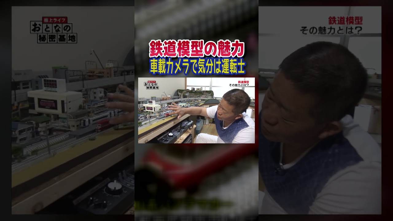 【圧巻】部屋一面に広がる鉄道ジオラマ！車載カメラでパノラマカーの運転士気分♪ #nゲージ #ジオラマ【おとなの秘密基地】