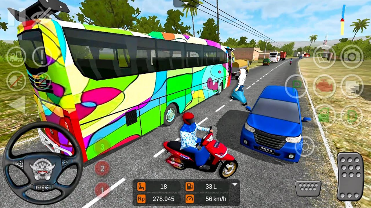 Bus Simulator Indonesia 29 Farting Horn in BUSSID! Android gameplay