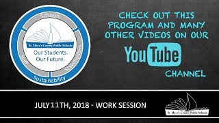 Board of Education Work Session 7/11/18