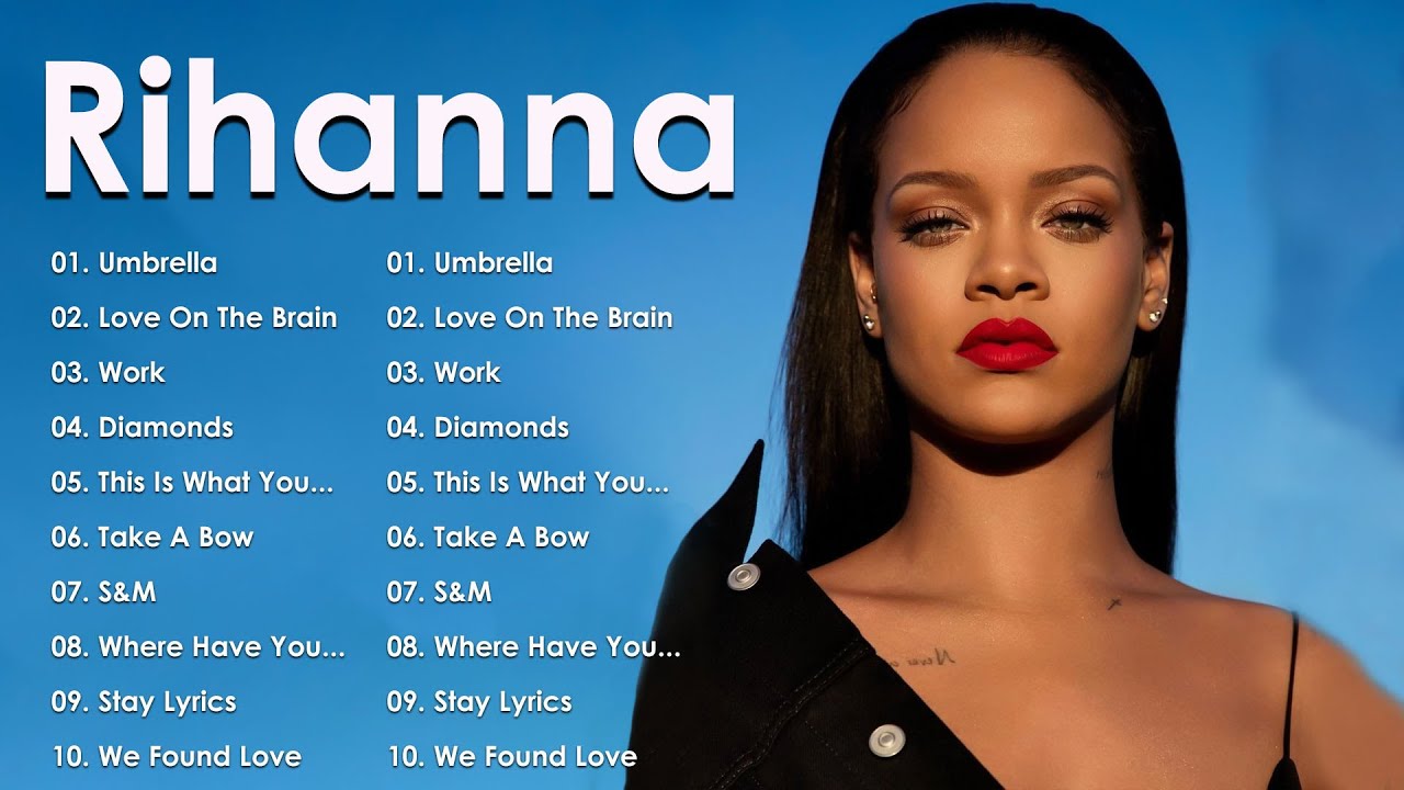 Rihanna Songs Playlist 2025 (Lyrics) The Best Of Rihanna Rihanna