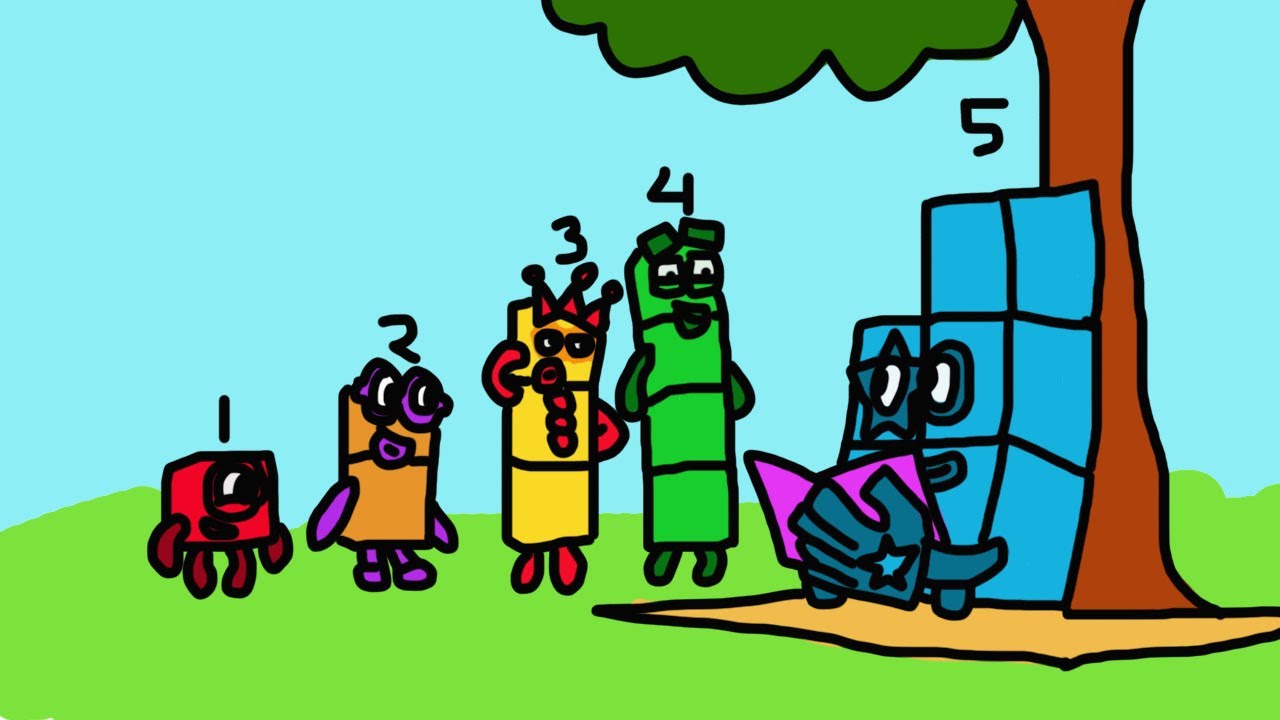 What Do Numberblocks 5 To Do Numberblocks Fanmade Coloring Story