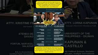 7PM Ang tensyon sa pagitan nina Defense Counsel Atty. Kristine Ferrer at HPP Atty. Lorna Kapunan.