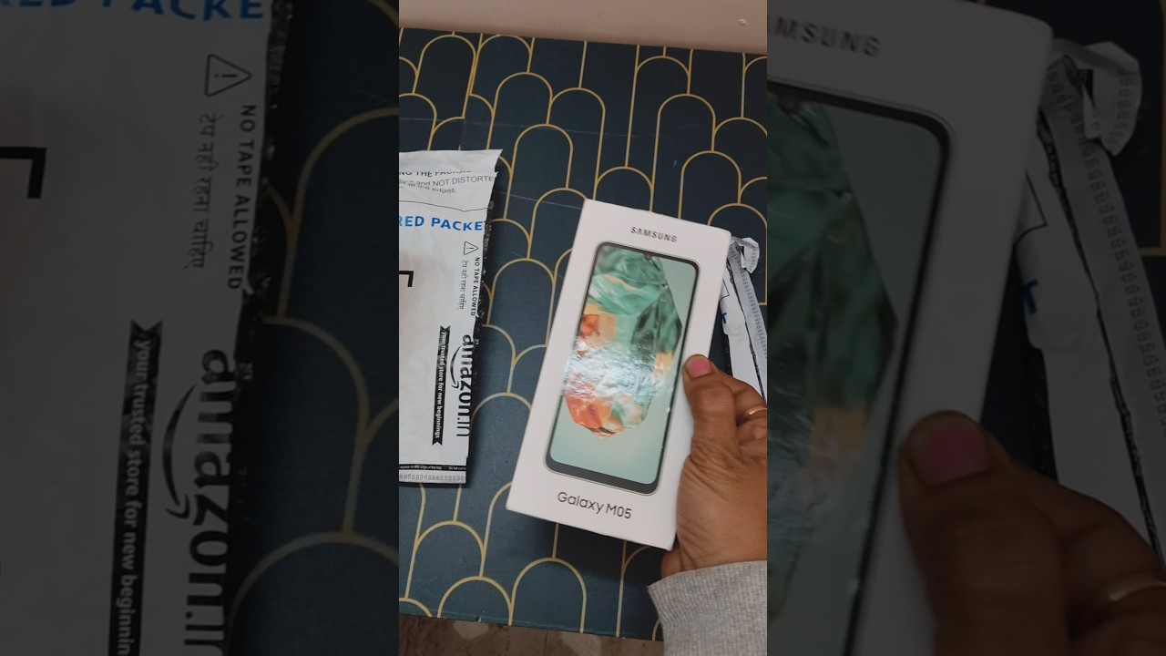 Samsung galaxy M05 unboxing 