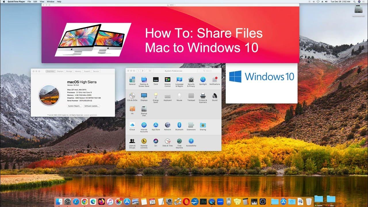 File sharing mac to windows 10 server message block smb network
