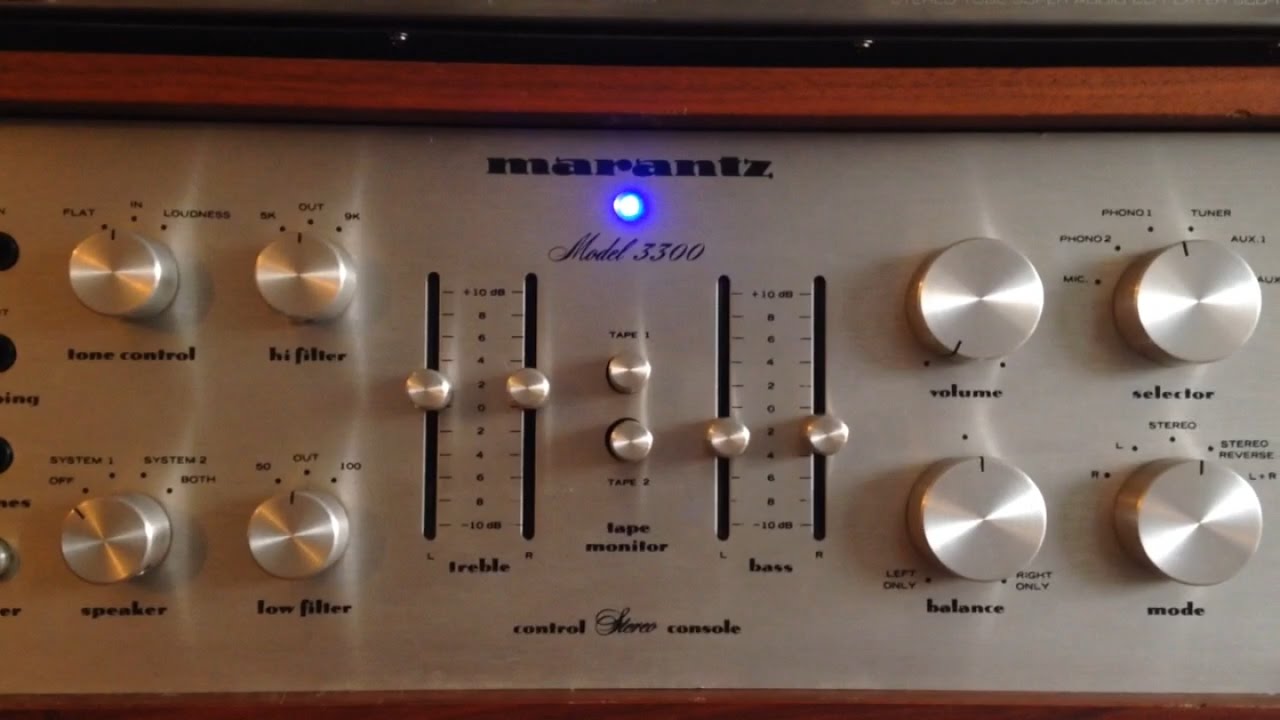 Marantz 510M & Marantz 3300 - YouTube