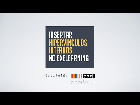 HIPERVINCULOS INTERNOS EN EXELEARNING