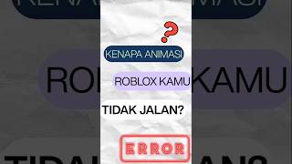 Cara memperbaiki animasi error di Roblox + ganti R6/R15 🔧