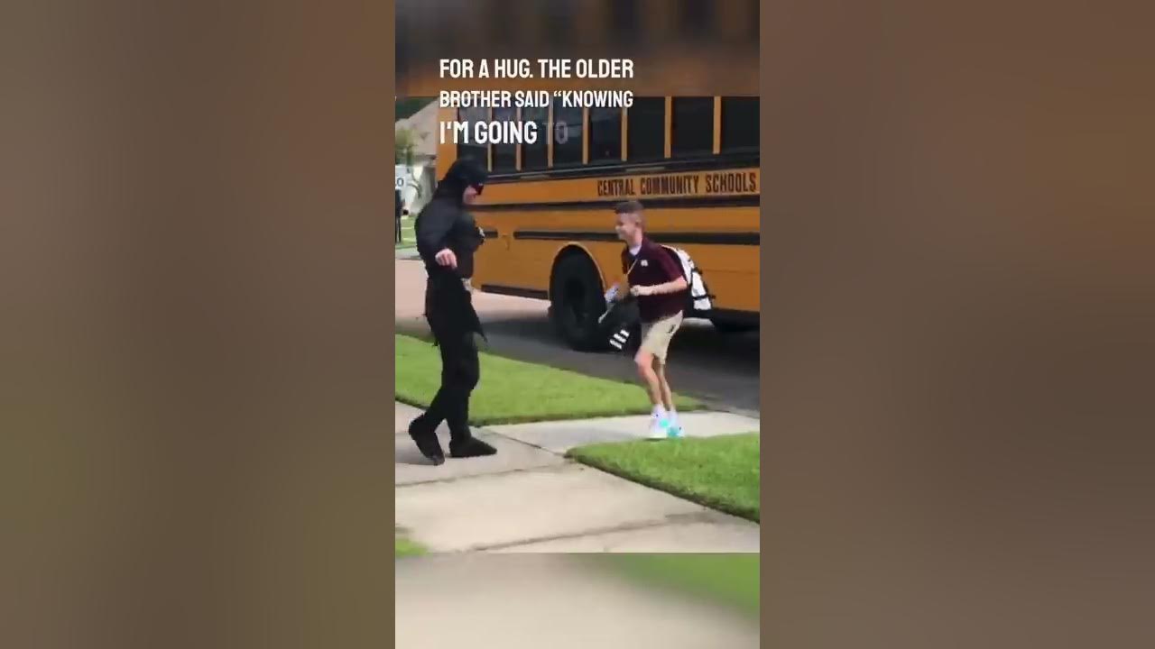 He embarrasses his little brother after school every day 😂