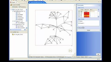 Social Network Analysis Software -  NetMiner :  3.5.2  Betweenness Community
