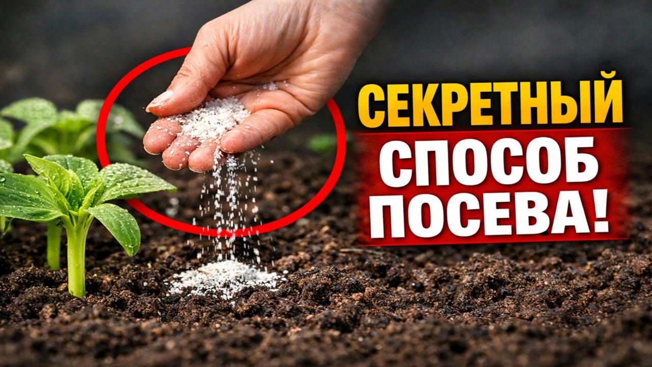Агрономы МОЛЧАЛИ об этом! Секретный способ посева для ЖИРНОЙ и коренастой рассады в 2026!