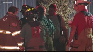 Milledgeville crews battle fire at chemical plant