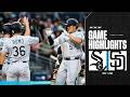 HIGHLIGHTS: Murakami &amp; Montgomery HOMER vs. Padres (5.1.26)