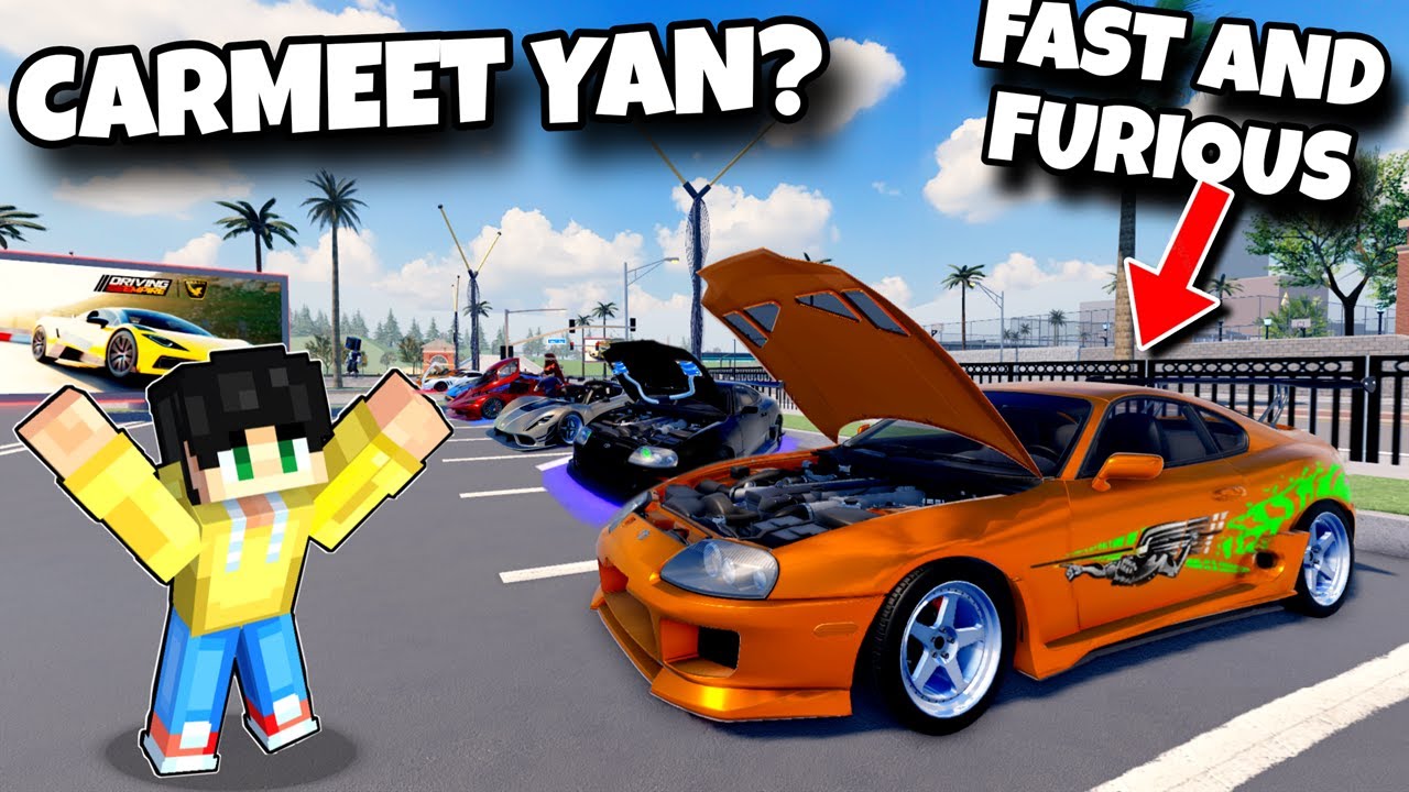 DINALA KO ang FAST and FURIOUS TOYOTA SUPRA SUPER CAR sa CAR MEET UP ng TROPA sa ROBLOX