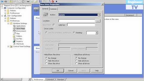 Map Drive via GPO from ADDS - Windows Server 2008
