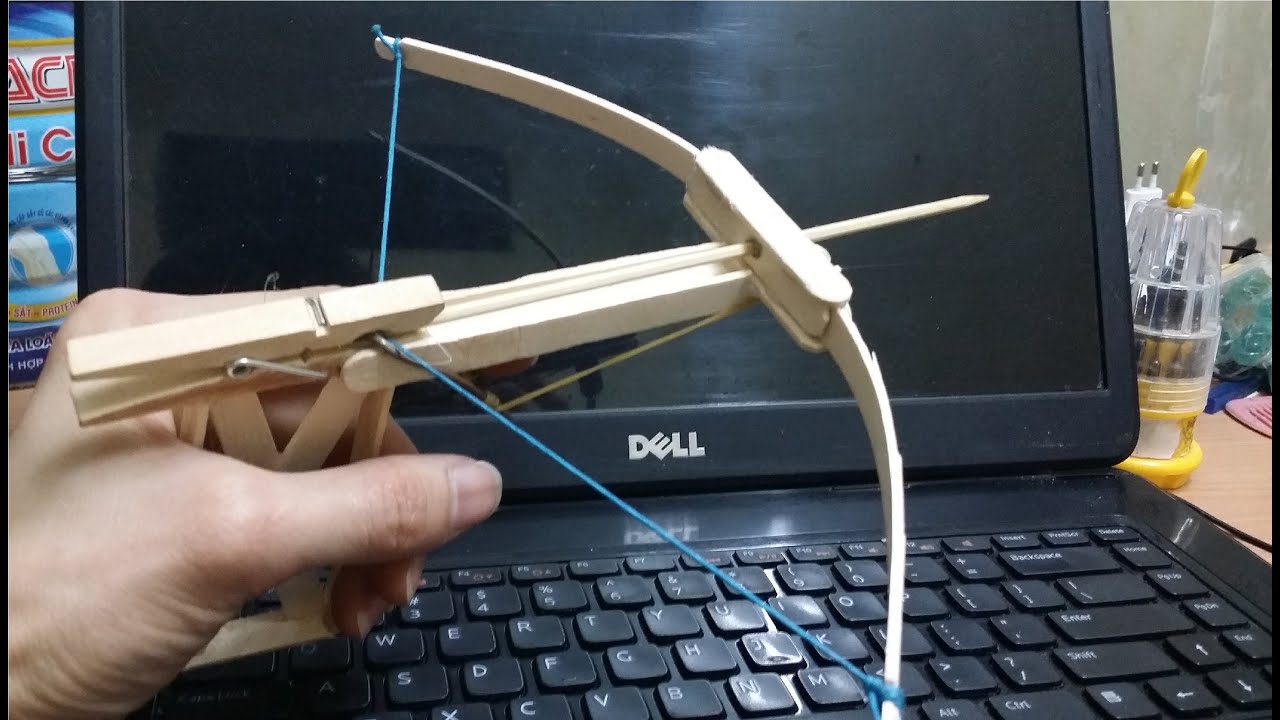 Génération 3 - bow  1 poignée, 1 déclencheur | des bâtons de Popsicle arc