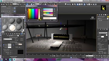 Tutorial on Modeling texturing and lighting a 3d Stage in 3dsmax ( Part 4)