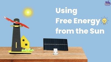 Renewable Energy : Make Your Own Solar Windmill in Just 2 minutes