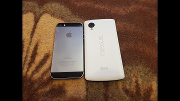 iPhone 5S vs Nexus 5 speedtest in 2020
