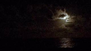 Full Moon On the Pacific on the Makahuena Lava Shelf Poipu HI