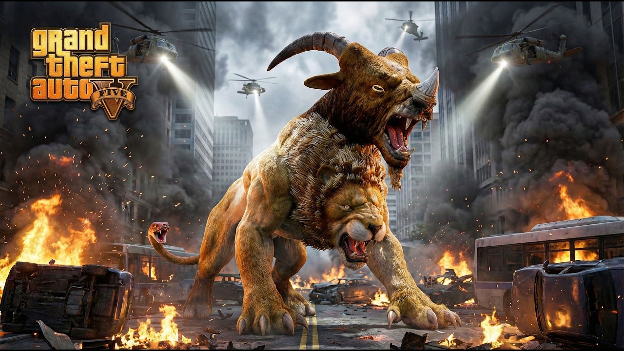 GTA 5 - The Chimera Attacks the City and Military Zone!