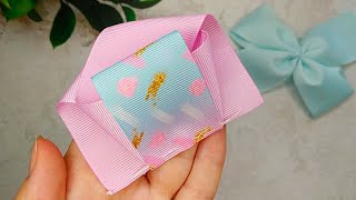 Such a Delicate Hair Band making at home  Really cute Ribbon Bow  Everyone likes them #1