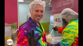 Ben & Jerry’s Factory in Waterbury, Vermont “Respect the Chain”