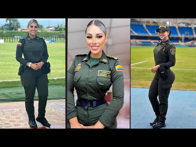 Alexaaa Narvaez: Afisa wa Polisi wa Colombia anayewapagisha vidume kwa urembo wake! class=