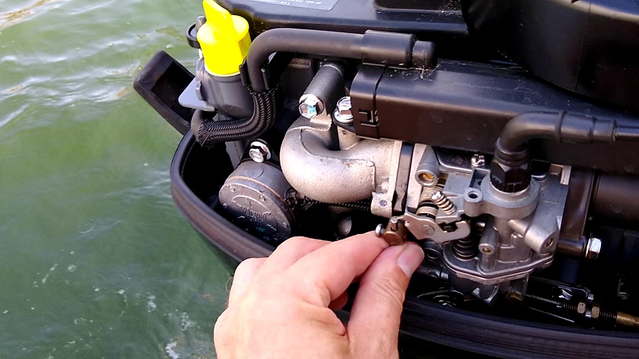 Suzuki DF9.9A outboard does not make full power from throttle on tiller