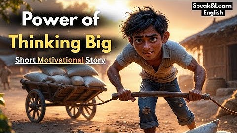 Power of Thinking Big | Story of a Poor Boy With Empty Pockets | Powerful Motivational Story