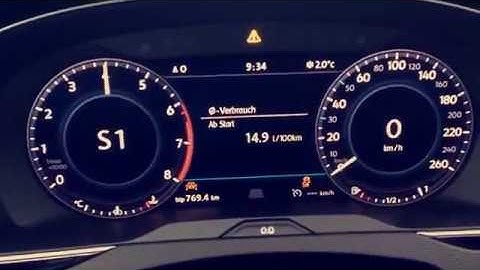 Passat 2.0 TSI 4MOTION 280PS Tachovideo Launch Control