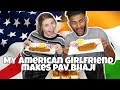 My American Girlfriend Makes Pav Bhaji II Famous Indian Street Food