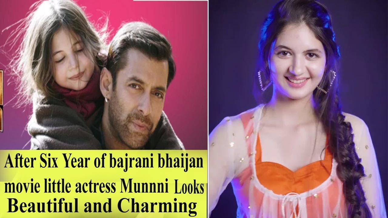 Top Bollywood Movie bajrani bhaijan little actress Munnni Looks #shorts ...